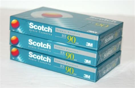 Lot Of Scotch Blank Audio Cassette Tapes Bx Sealed New M Ebay