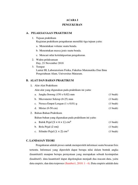 contoh format pembuatan laporan