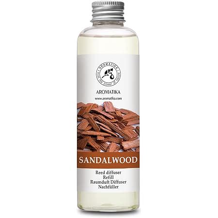 Raumduft Nachfüllflasche Sandelholz 200ml Sandelholz Reed Diffuser