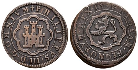 4 Maravedis Philip III Segovia Milled Spain Numista