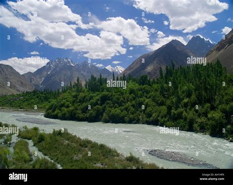 pristine scenery in the beautiful Hindu Kush mountains Pakistan Stock ...