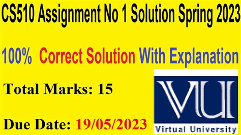 Cs Assignment No Cs Assignment No Solution Spring