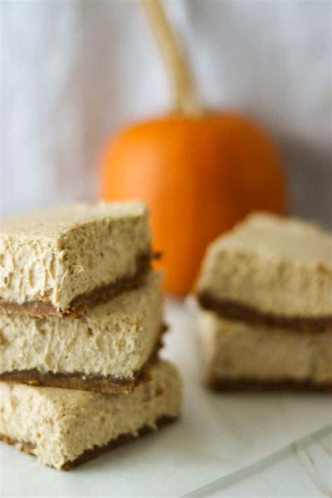 No Bake Pumpkin Cheesecake Bars The Copper Table