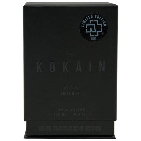 Rammstein Kokain Black Intense 100ml Edp Eau De Parfum Spray Limited