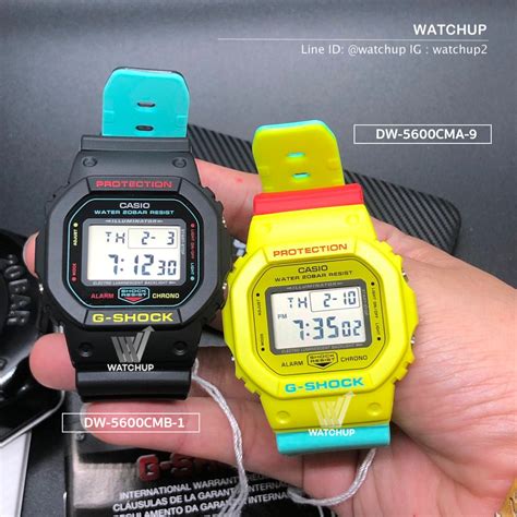 Casio G Shock รุ่นสี Breezy Rasta นาฬิกาข้อมือผู้ชาย สายเรซิ่น รุ่น Dw