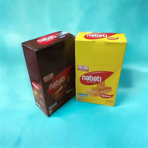 Jual Richeese Nabati Wafer Krim Keju Cokelat Box Isi Pcs Shopee