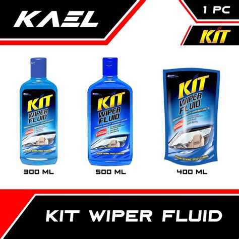 Jual KIT Wiper Fluid Windshield Cleaner 300 400 500 Ml Pouch Botol