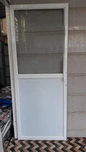 Pristine White Aluminium Hinged Door For Office Interior At Rs 150 Sq