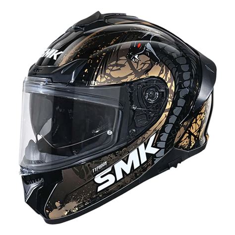 SMK Typhoon Reptile Full Face Helmet Motardinn