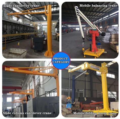 Cantilever Crane Capacity Small Electric Mini Jib Crane250 500 Kg 1 Ton