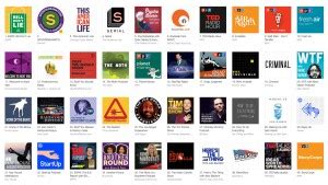 iTunes podcasts chart