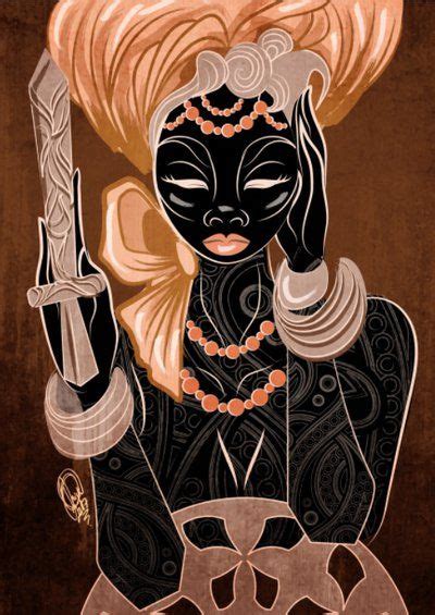 Oba By Oradine African Mythology Deep Art Orisha