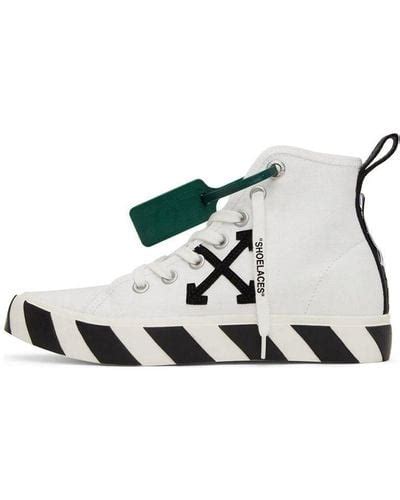 Off White Mid Top Sneakers For Men Up To 50 Off Lyst