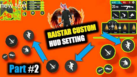 Top 10 Best Custom HUD Settings Of Top 10 Best Free Fire Players 2