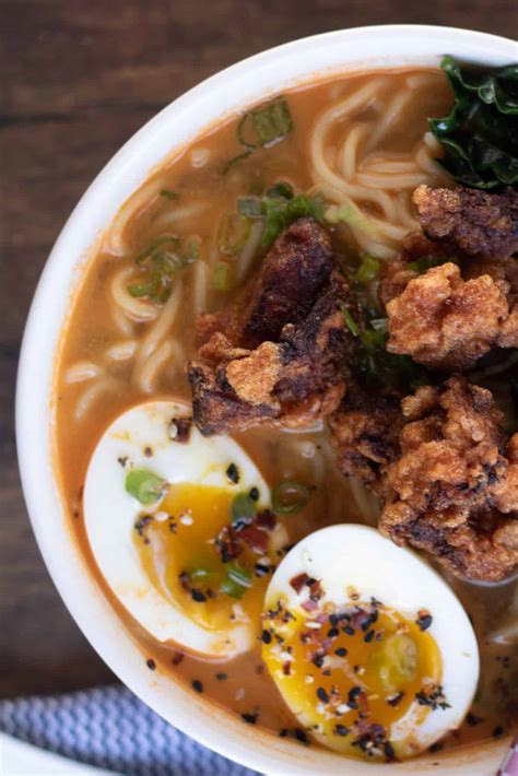 Spicy Miso Ramen With Chicken Karaage All Ways Delicious