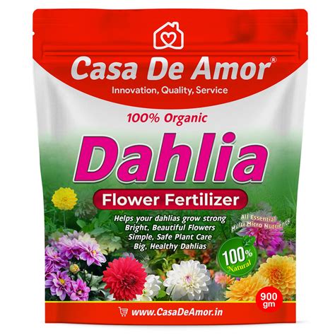 Casa De Amor Organic Dahlia Flower Fertilizer – Boost Blooms for More