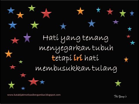 kata bijak motivasi bergambar hati  tenang