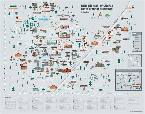 Illustrated Campus Map of Western Michigan University — Nate Padavick