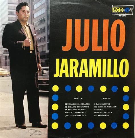 Julio Jaramillo 1972 Álbum de Julio Jaramillo LETRAS MUS BR