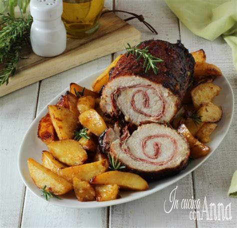 Rotolo Di Carne Con Patate Alla Salsa Barbecue