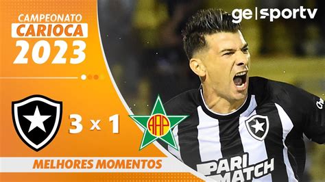 BOTAFOGO 3 X 1 PORTUGUESA MELHORES MOMENTOS SEMIFINAL DA TAÇA RIO