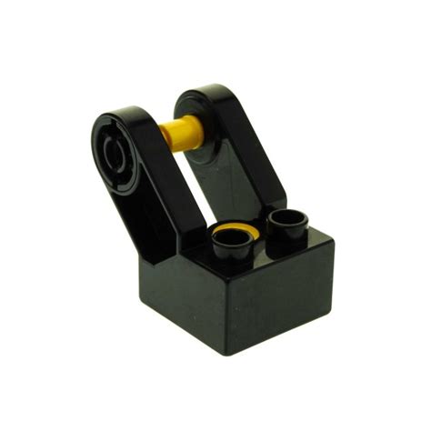 X Lego Duplo Toolo Stein Schwarz X X Arm Baustein Verbindung