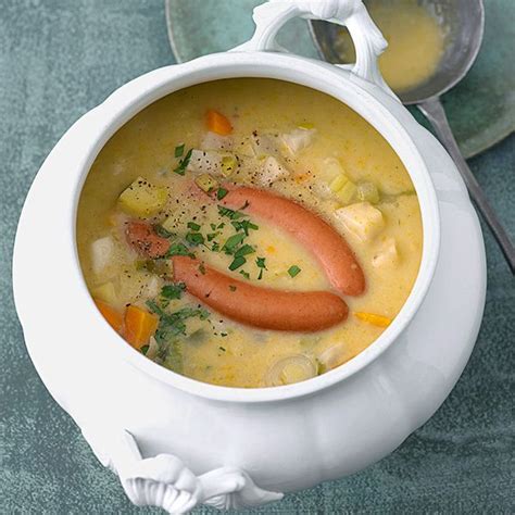 Unter den dicken Suppen ist die Kartoffelsuppe Königin: sättigend mit ...