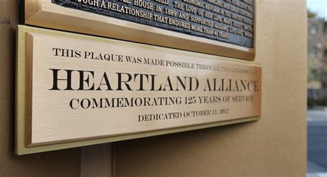 Bronze Dedication Plaques For Buildings And Landmarks