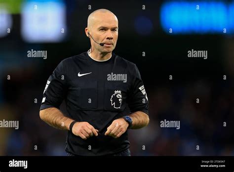 Manchester United Kingdom 16th Dec 2023 Referee Paul Tierney During