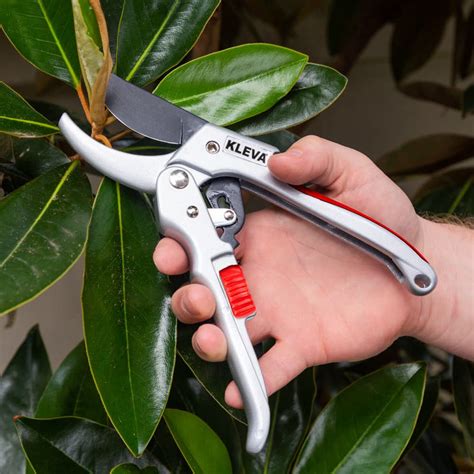 Quality Ratchet Pruning Shears With Easy Grip Squeeze And Release Handle