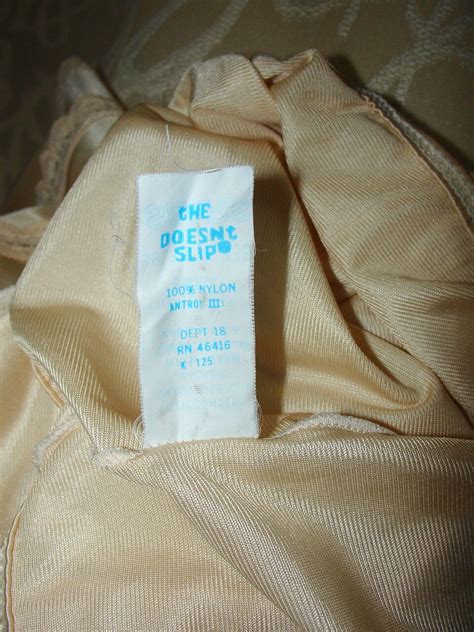 Sears Beige Nylon Vintage Brief Panty Silky Sissy Kni Gem