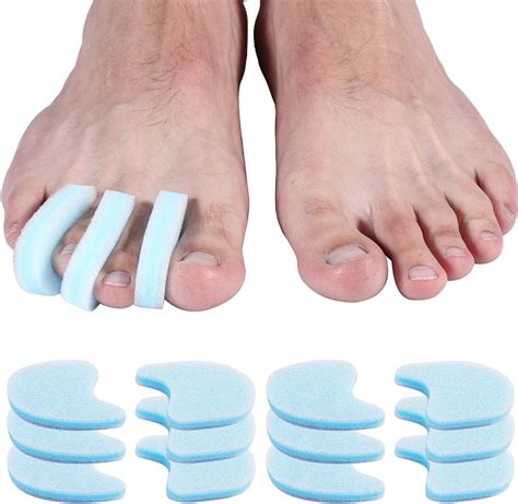 Selotokiter 12pcs Foam Toe Separator For Women And Mentoe