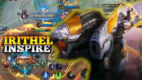 GAMEPLAY HERO IRITHEL INSPIRE BUILD TOP 1 GLOBAL IRITHEL TOP 1