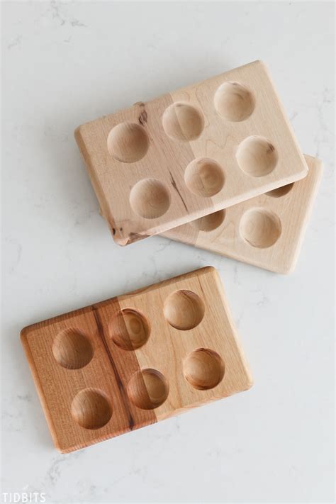 DIY Wooden Egg Holders - Tidbits