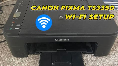 Canon Ts3350 How To Setup The Wi Fi Iphone And Android Wireless Connection Youtube