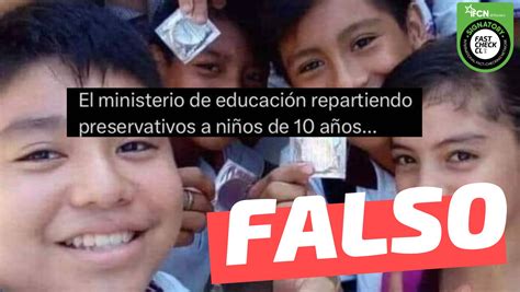 Ministerio De Educación Reparte Preservativos A Niños Falso