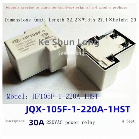 New Original Hongfa Time Relay Jqx Hf F A Hs Hst A Vac