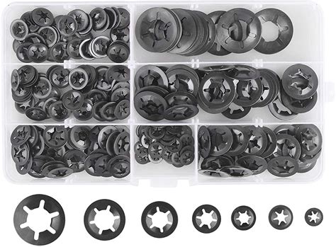 Starlock Washers Pcs Metal Steel Internal Tooth Washers Quick