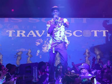 Travis Scott Performs At Miami Club During Grand Prix Weekend