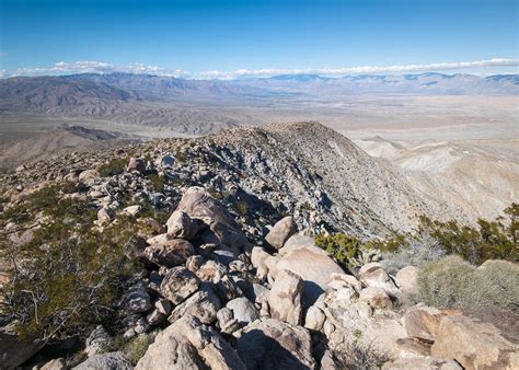 Hiking Sunset Mountain in Anza-Borrego Desert State Park, California