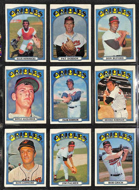 Lot Detail Topps Baseball Complete Set Of Cards