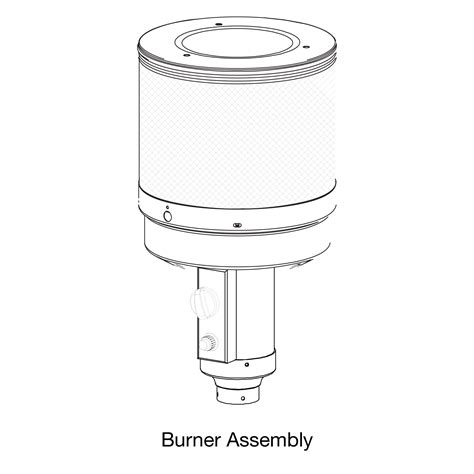 Rangland Patio Heater - Burner Assembly - Encased