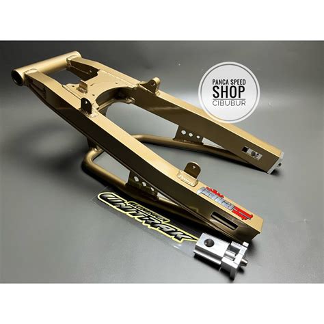 Jual SWING ARM UNITRACK NINJA R SS DAN NINJA RR STABILIZER GOLD SILVER