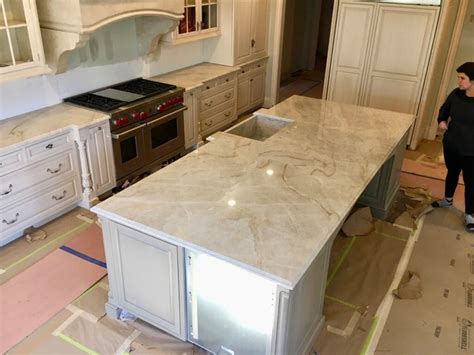 Taj Mahal Quartzite Kitchen Traditional Kitchen Baltimore By