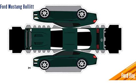 Ford Mustang Bullitt Y Lobo Armables Listos Para Descargar Auto Bild