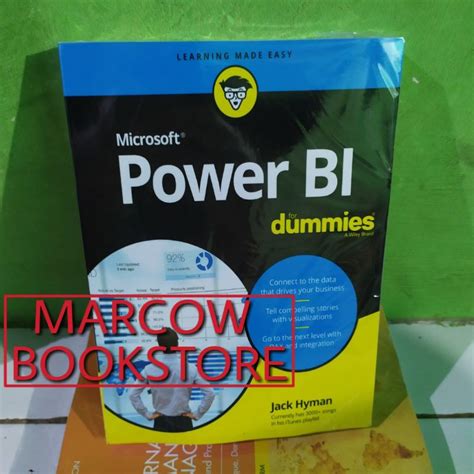 Jual Microsoft Power Bi For Dummies By Jack Hyman Shopee Indonesia