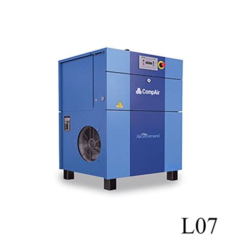 10 HP CompAir L07 7 5 KW Fixed Speed Lubricated Rotary Screw Compressor