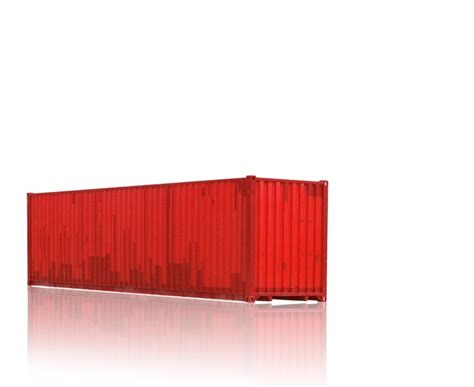 premium photo container   white background