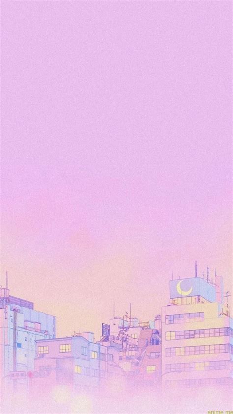 Aesthetic Anime Sky Pink Wallpapers - Wallpaper Cave