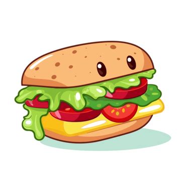 Cartoon Sub Sandwich PNG, Vector, PSD, and Clipart With Transparent ...